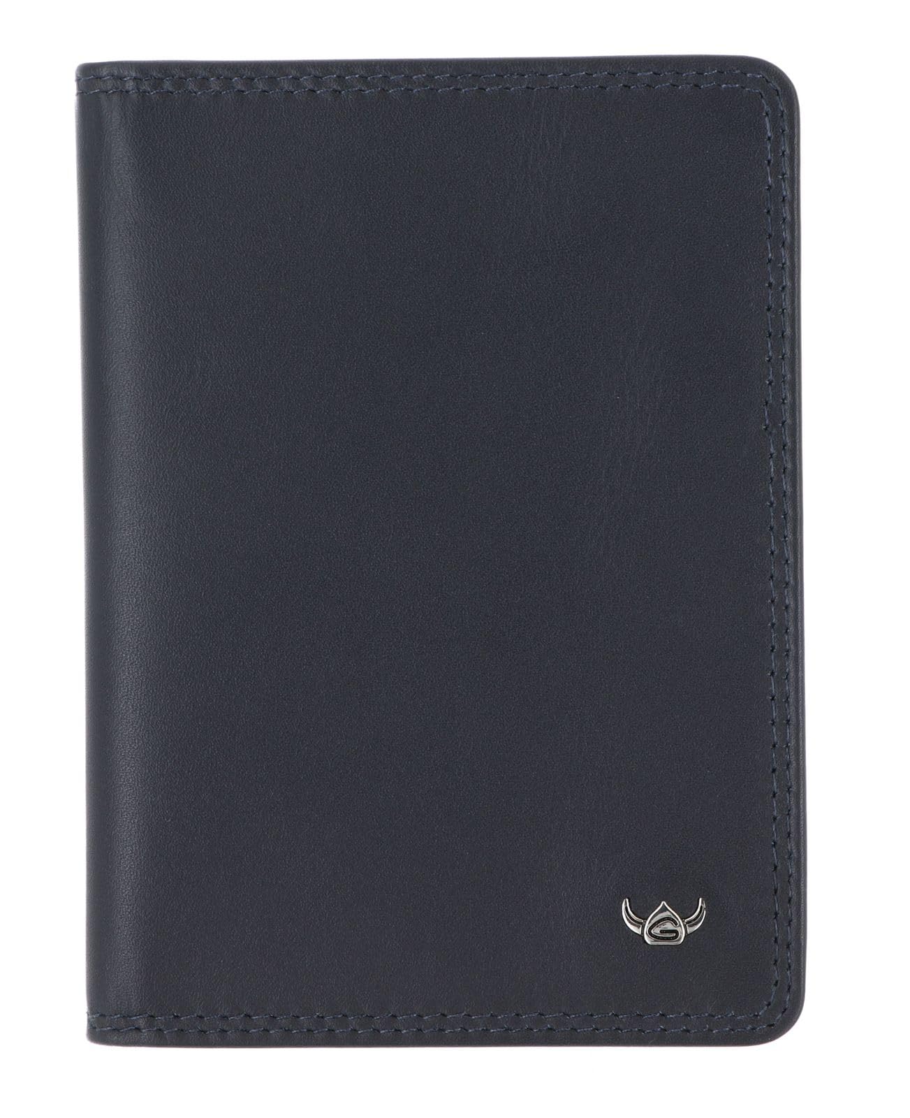 Golden Head Polo 4480 Ausweisetui Leder Marineblau RFID-Schutz