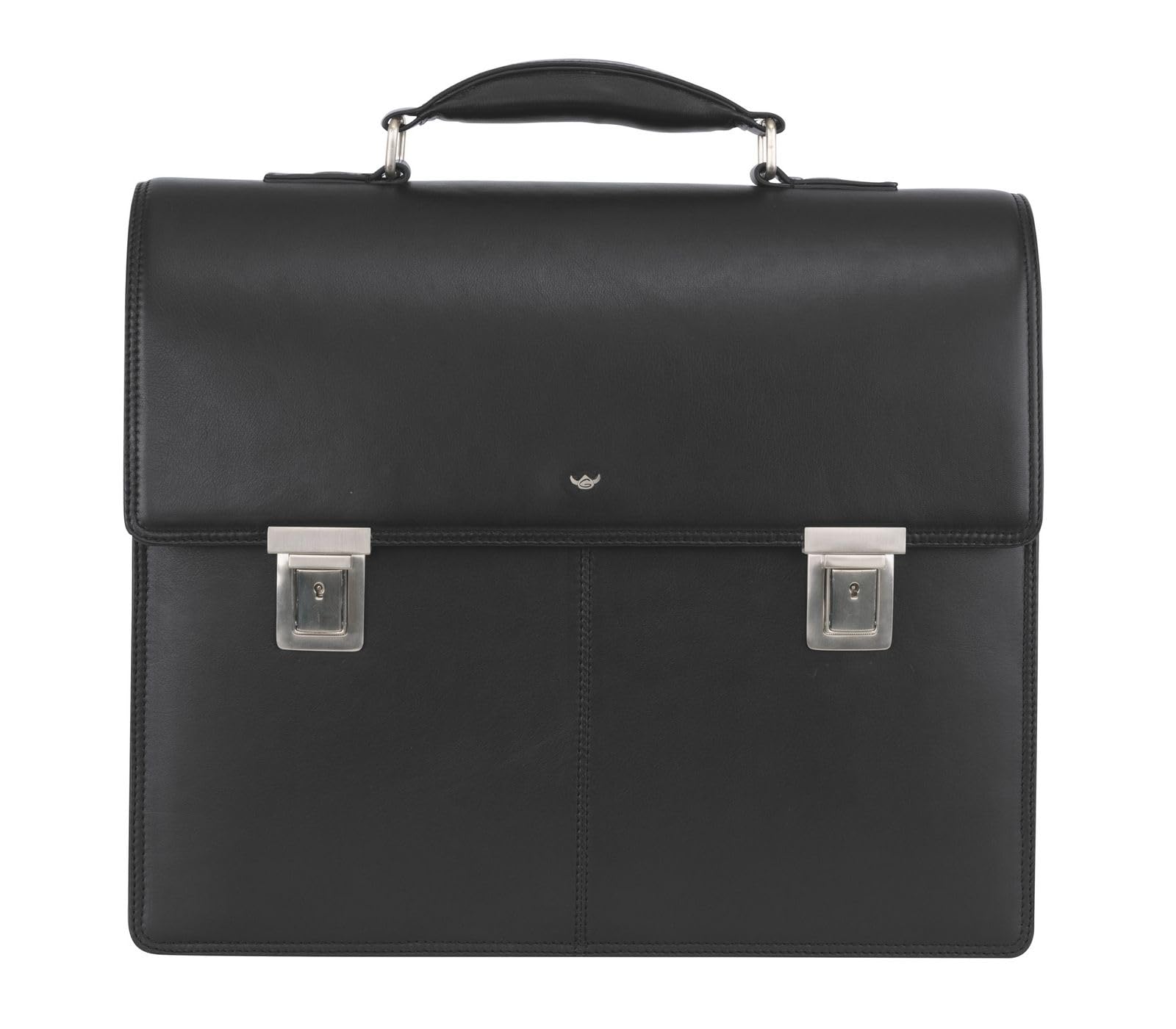 Golden Head Polo Aktentasche schwarz 42 cm 3 Fächer Leder