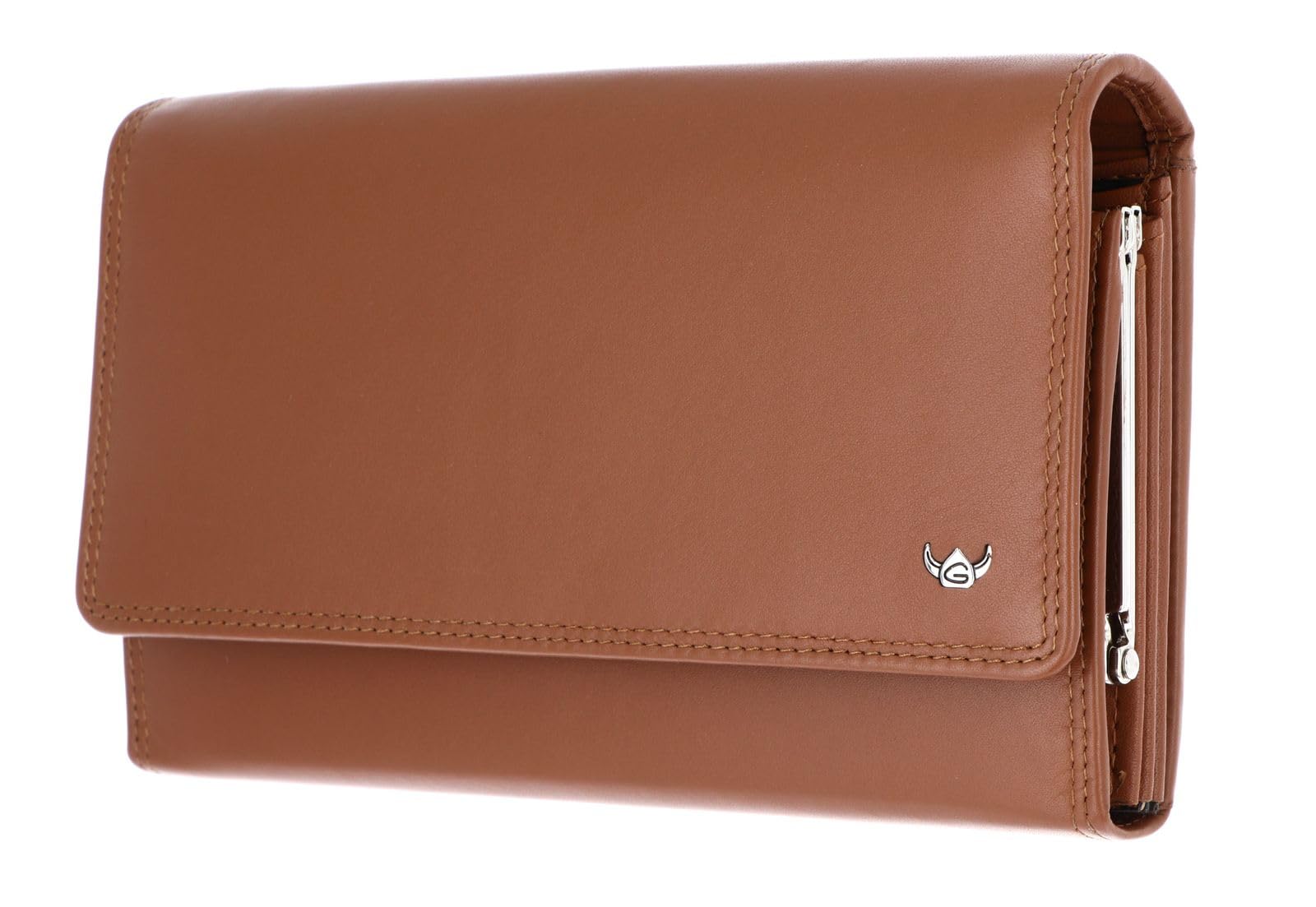 Golden Head Polo 2801 Bügelbörse Cognac RFID Leder