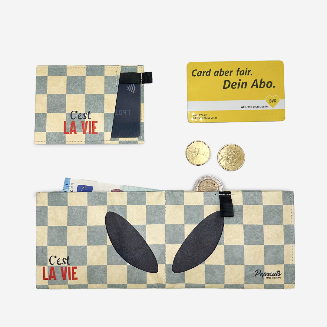 Paprcuts RFID PRO Wallet C'est la vie Portemonnaie RFID-Schutz