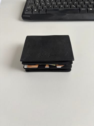 Jaimie Jacobs Flap Boy XL Geldbörse Black Münzfach RFID