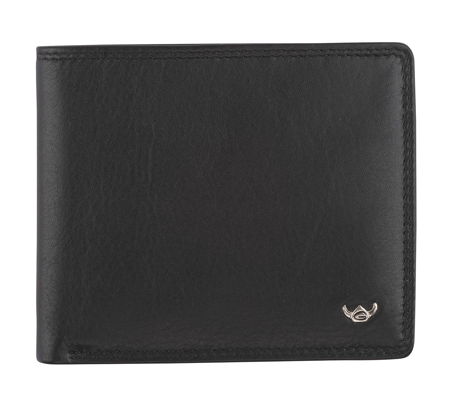Golden Head Colorado Scheintasche 11 cm schwarz Querformat Leder