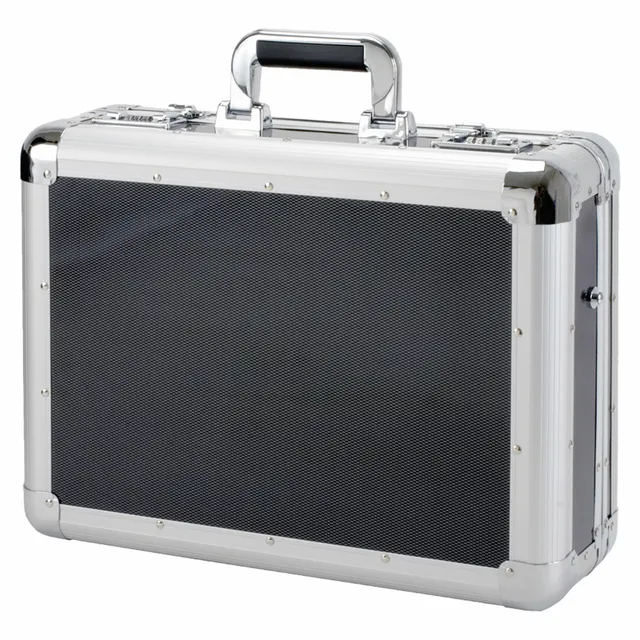 Alumaxx C-1 Laptop Attachékoffer 17 Zoll Aluminium silber