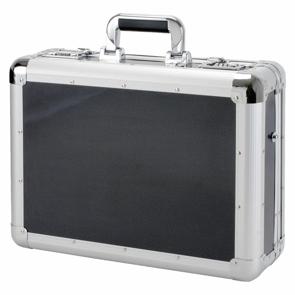 Alumaxx C-1 Laptop Attachékoffer 17 Zoll Aluminium silber