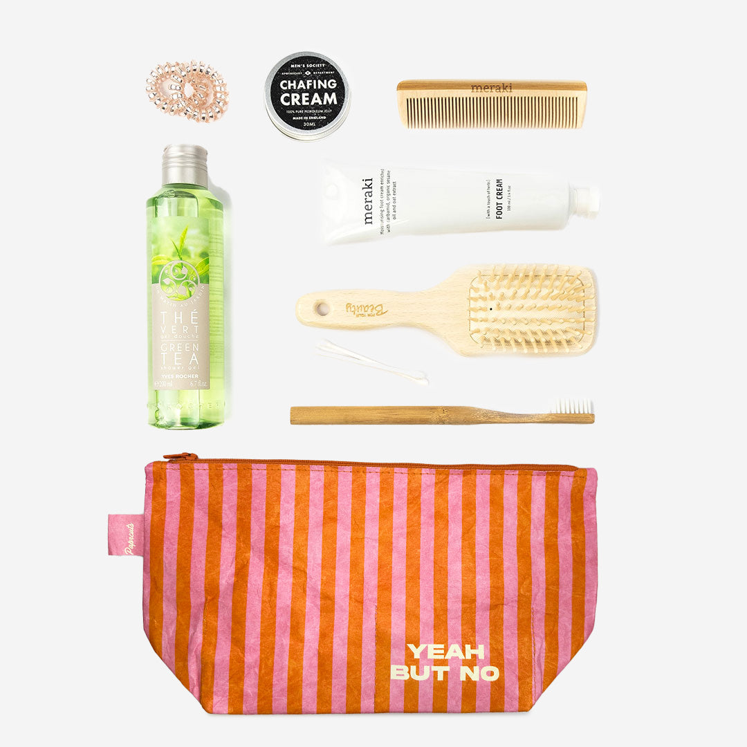 Paprcuts Kulturbeutel Yeah but No Waschtasche orange