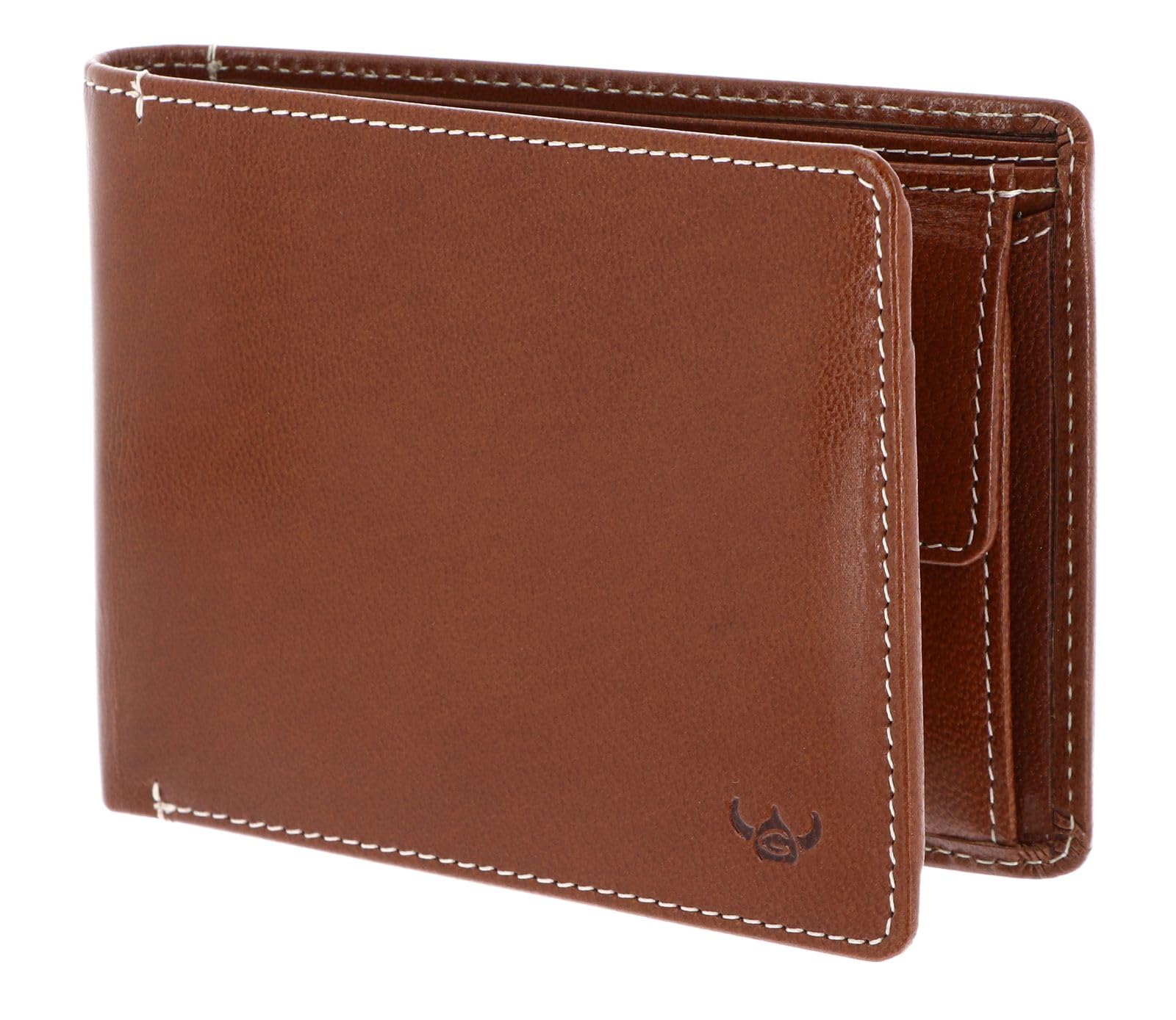 Golden Head Bari 1138 Geldbörse Cognac Ziegenleder RFID