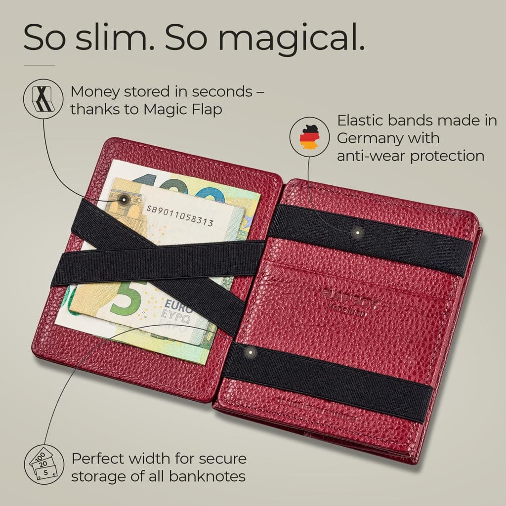 Jaimie Jacobs Flap Boy Ladies Geldbörse Berry Chic RFID