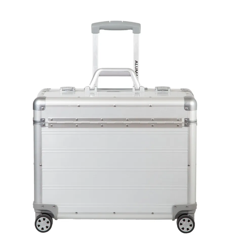 Alumaxx Pandora 45168 Pilotenkoffer Alu silber matt 14 Zoll