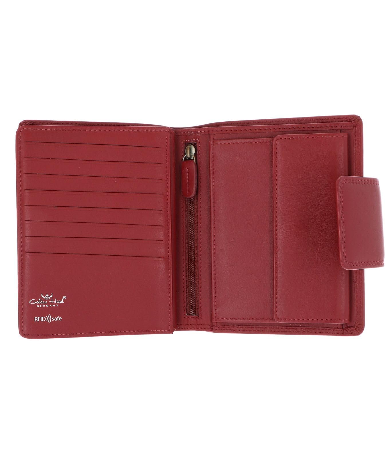 Golden Head Polo 2300 Geldbörse Rot Leder RFID