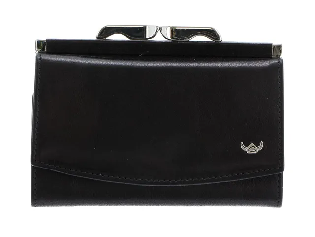 Golden Head Colorado Classic Bügelbörse 12 cm Schwarz Leder