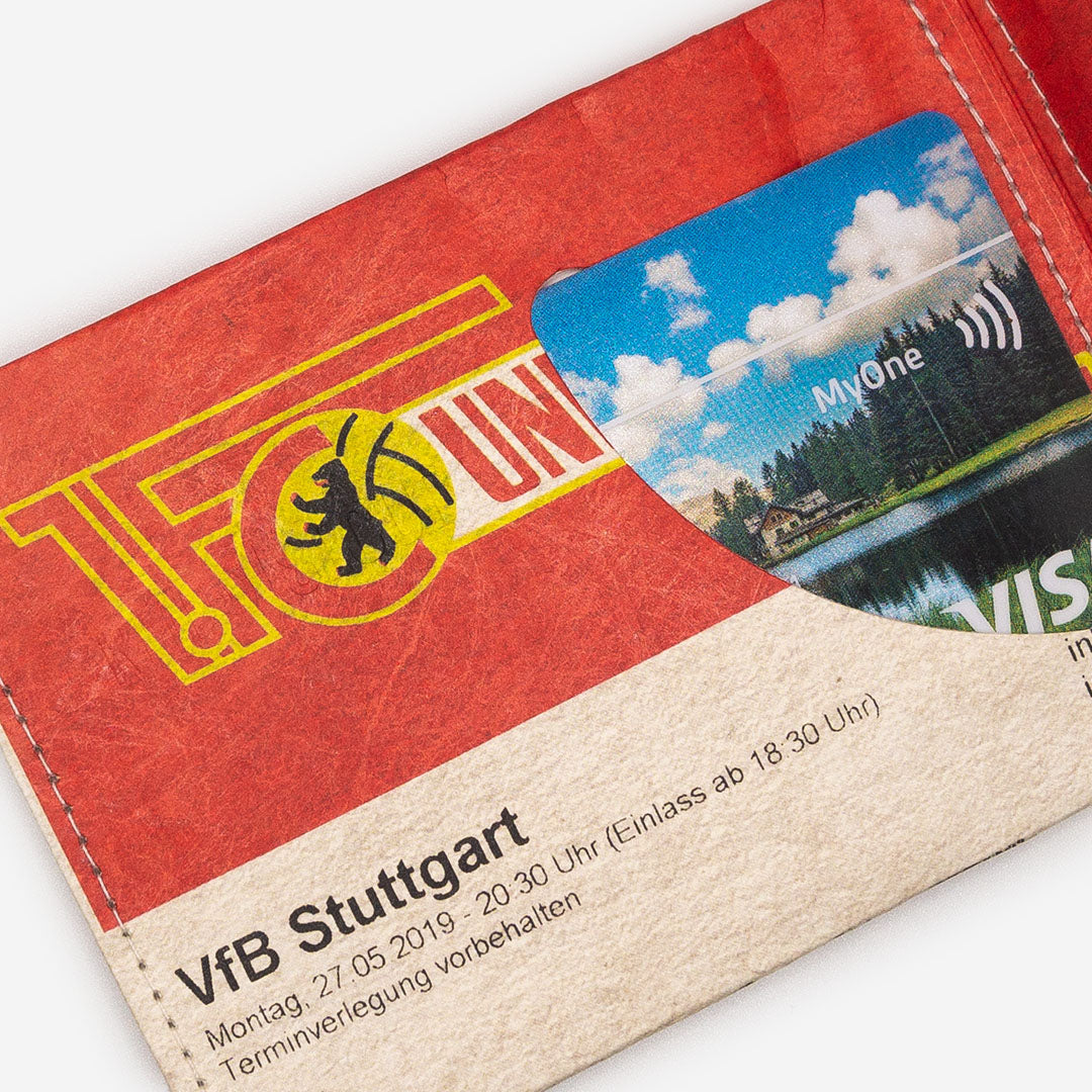 Paprcuts RFID Wallet Union Berlin Portemonnaie Tyvek vegan