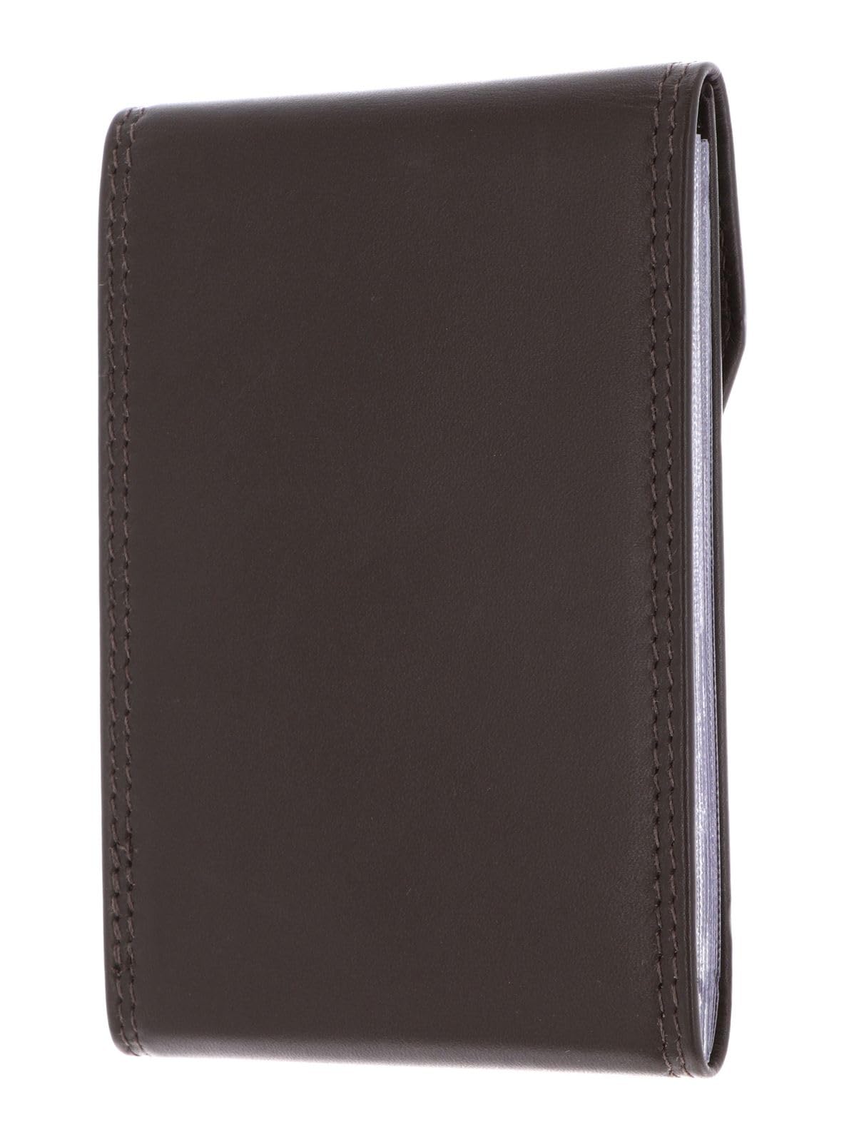 Golden Head Polo 4425 Kartenetui Dunkelbraun RFID Knopf