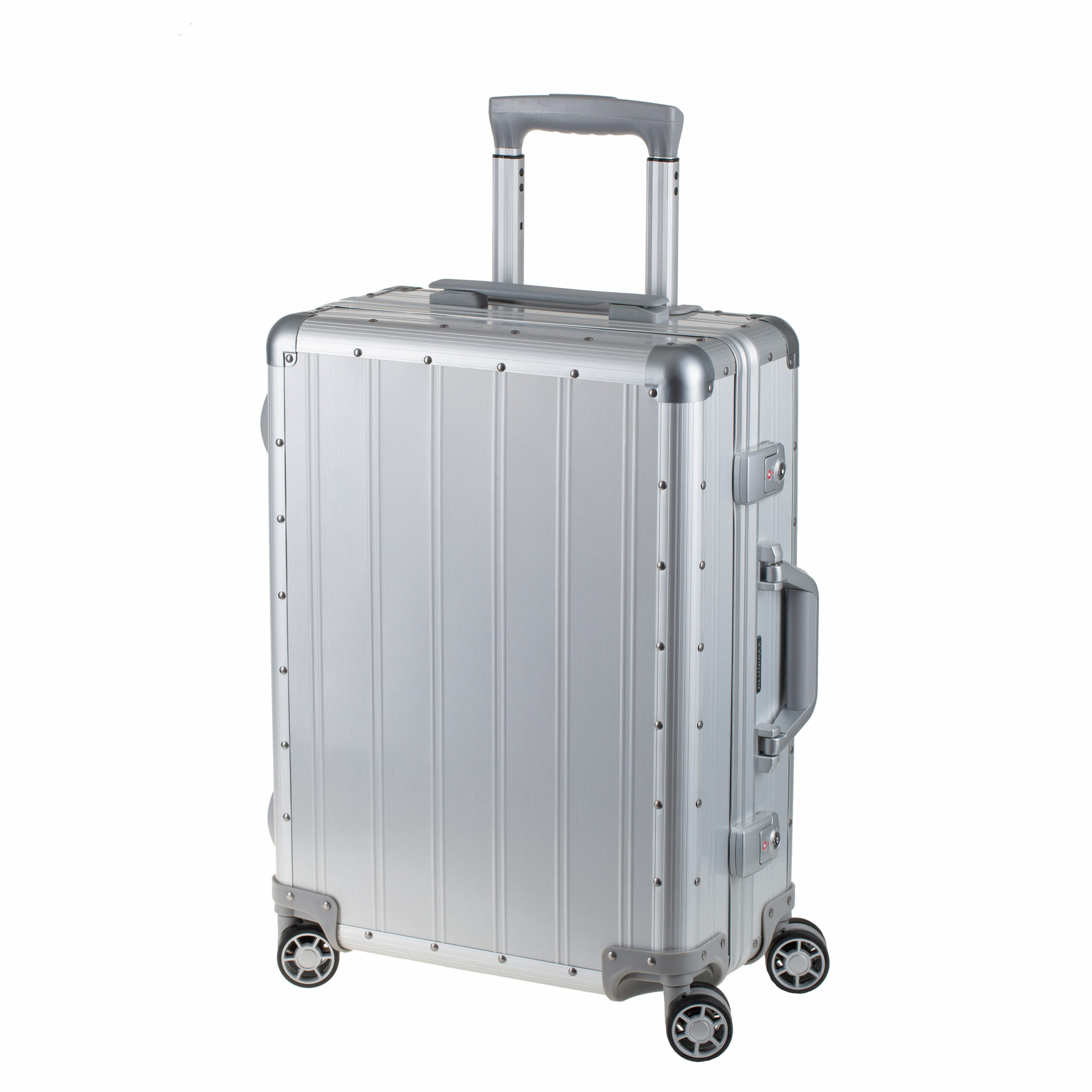 Alumaxx Orbit Reisetrolley Aluminium Silber Matt 55 cm TSA