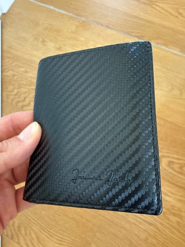 Jaimie Jacobs Slimstar Geldbeutel Leder Schwarz mit Münzfach RFID