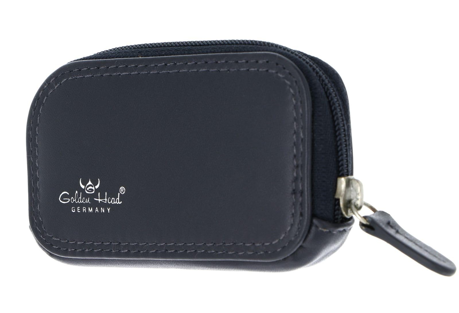 Golden Head Polo Zipped Key Case Schluesselmaeppchen Marineblau