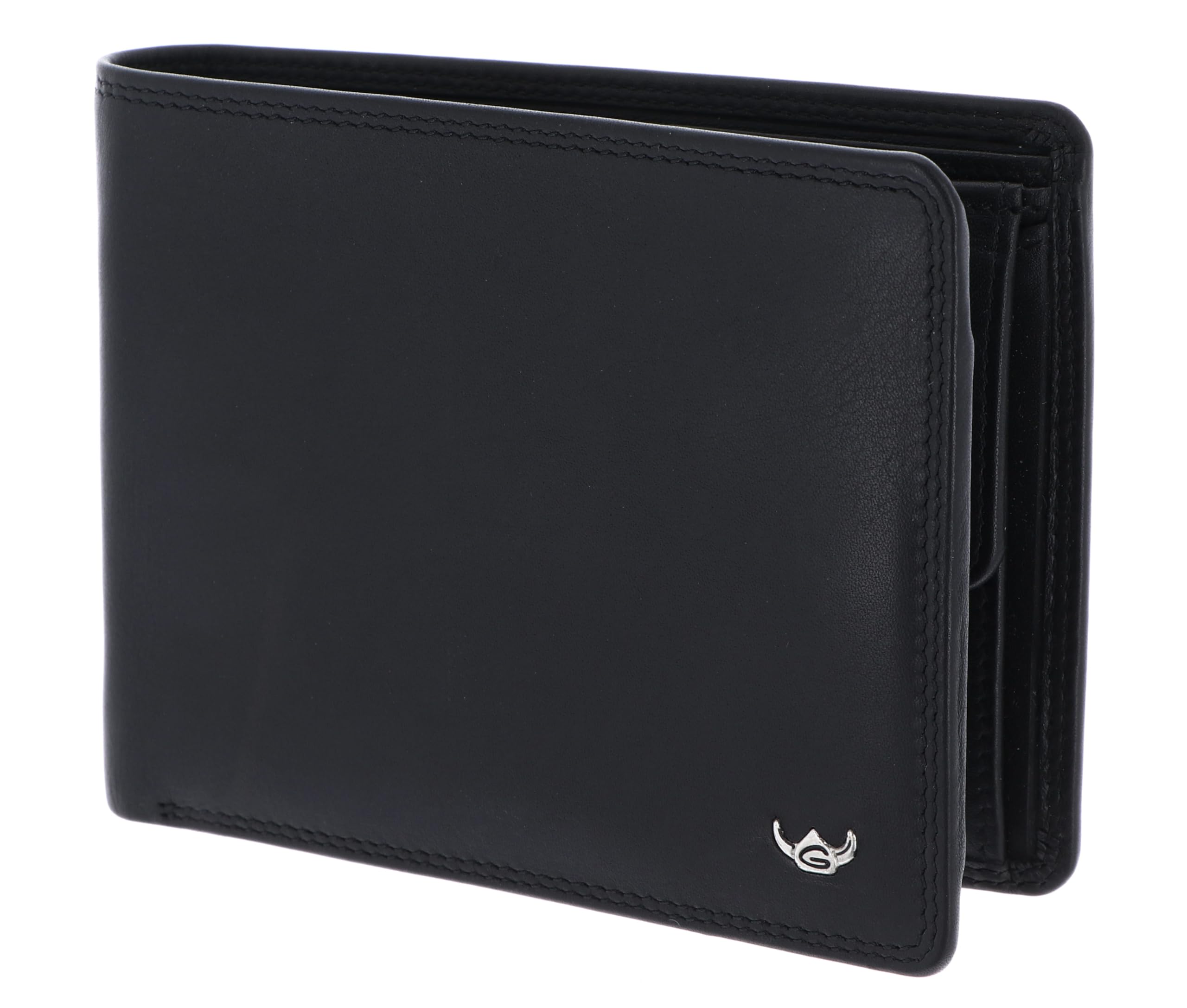 Golden Head Polo 1138 Geldbörse Schwarz RFID Münzfach