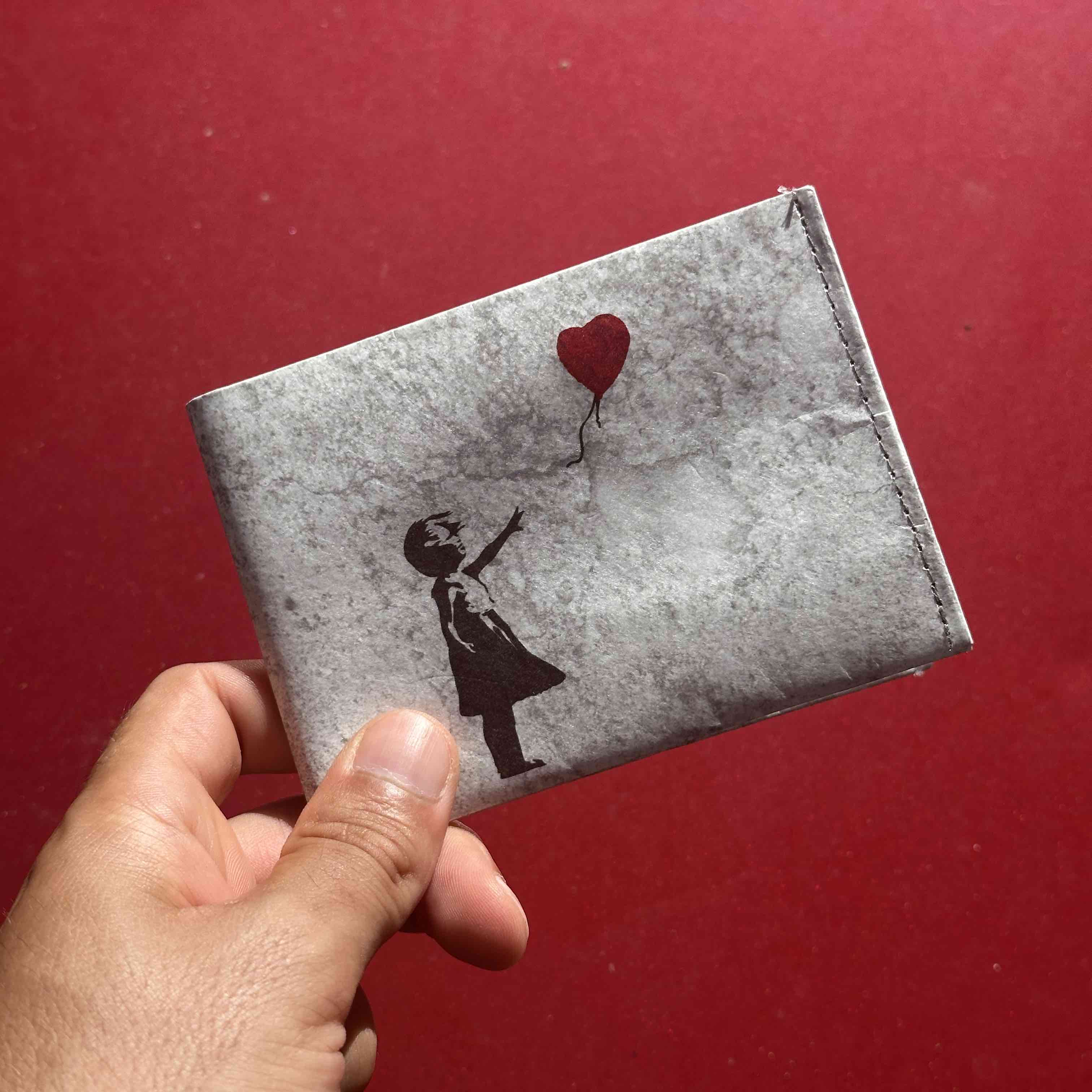 Paprcuts RFID Wallet Balloon Girl Portemonnaie weiß 12 Karten