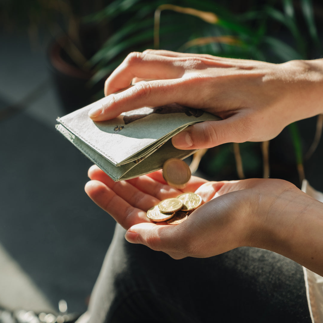 Paprcuts RFID Wallet Die Begegnung Portemonnaie Grün RFID-Schutz