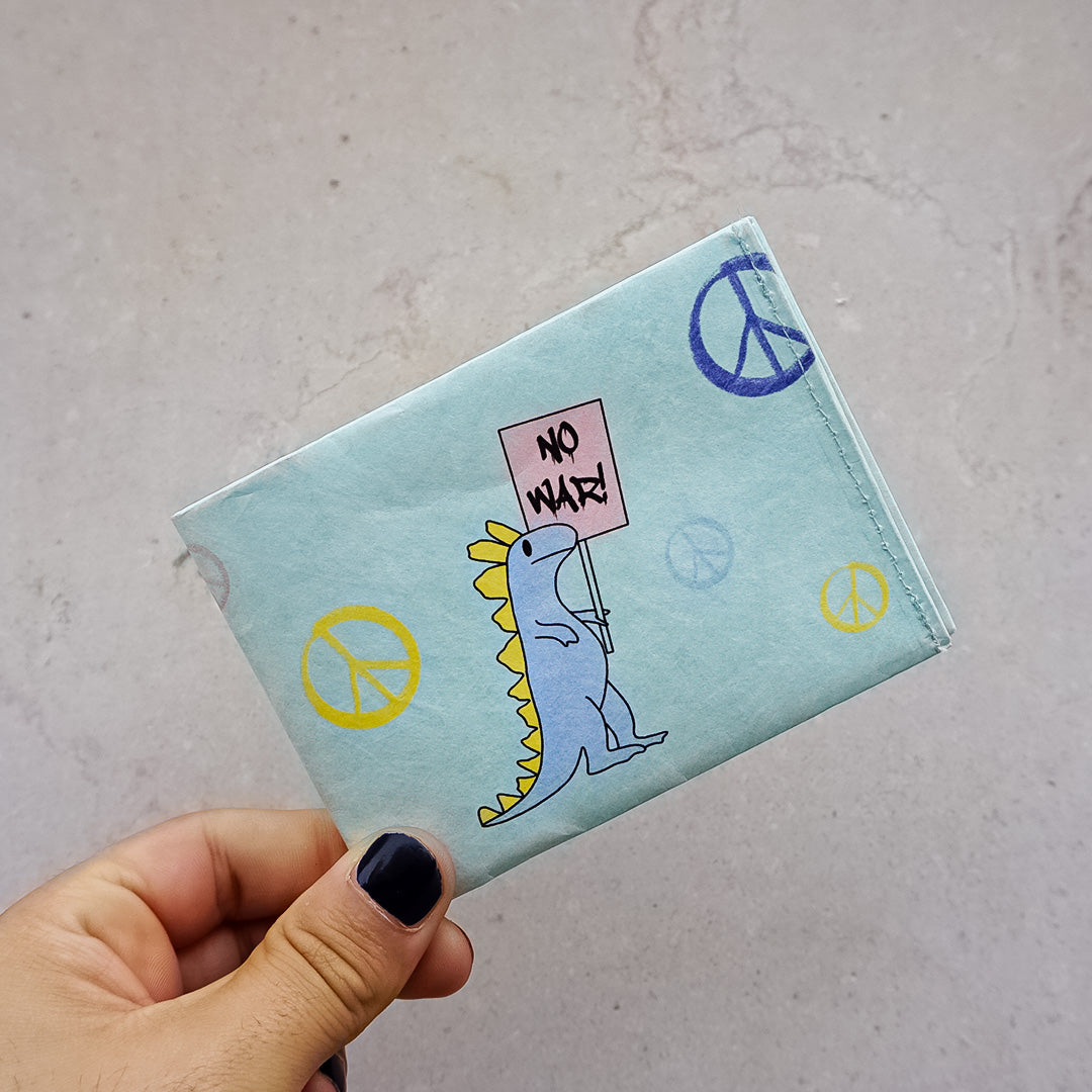 Paprcuts RFID Wallet No War Geldbörse blau RFID-Schutz