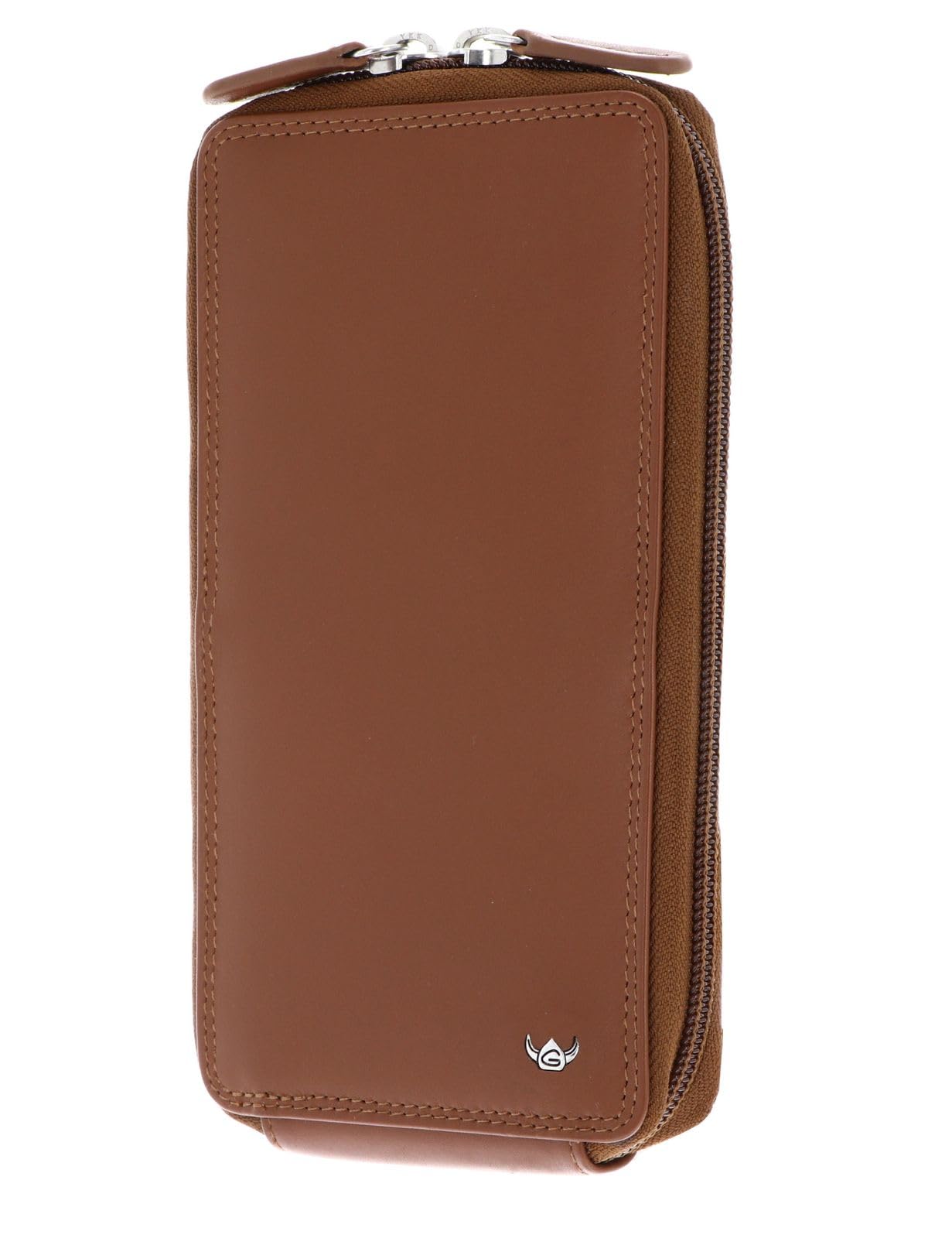 Golden Head Polo 4046 Handytasche Cognac Leder RFID Umhängeriemen
