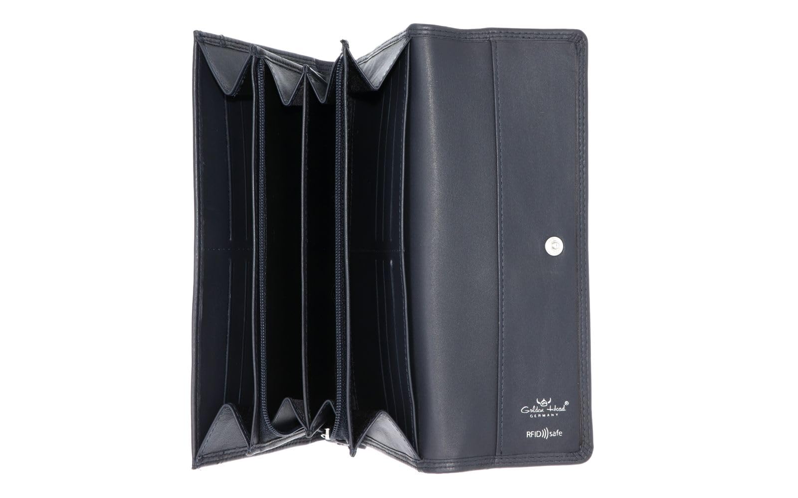 Golden Head Polo 2088 Geldbörse Marineblau RFID Leder