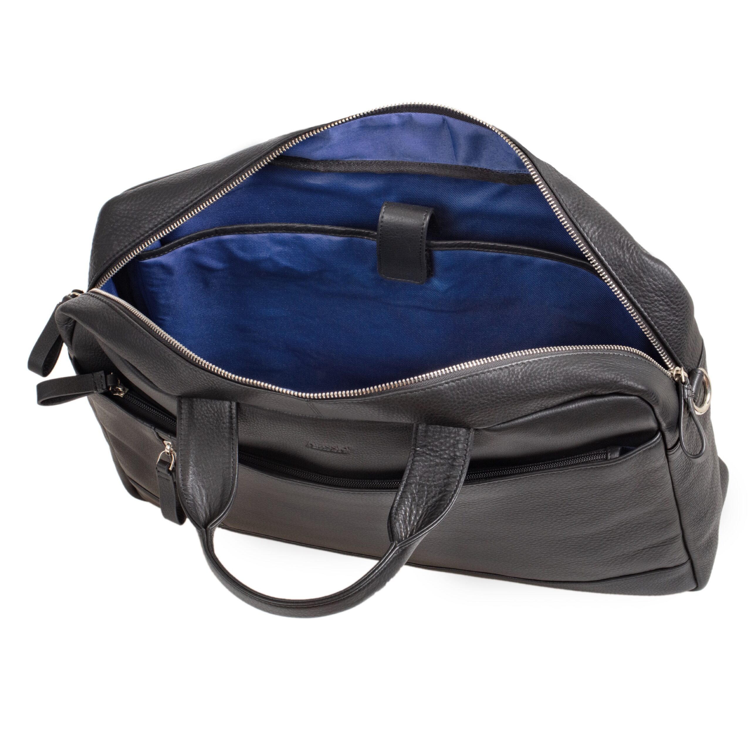 Alumaxx Tiber Laptoptasche schwarz Leder 15 Zoll