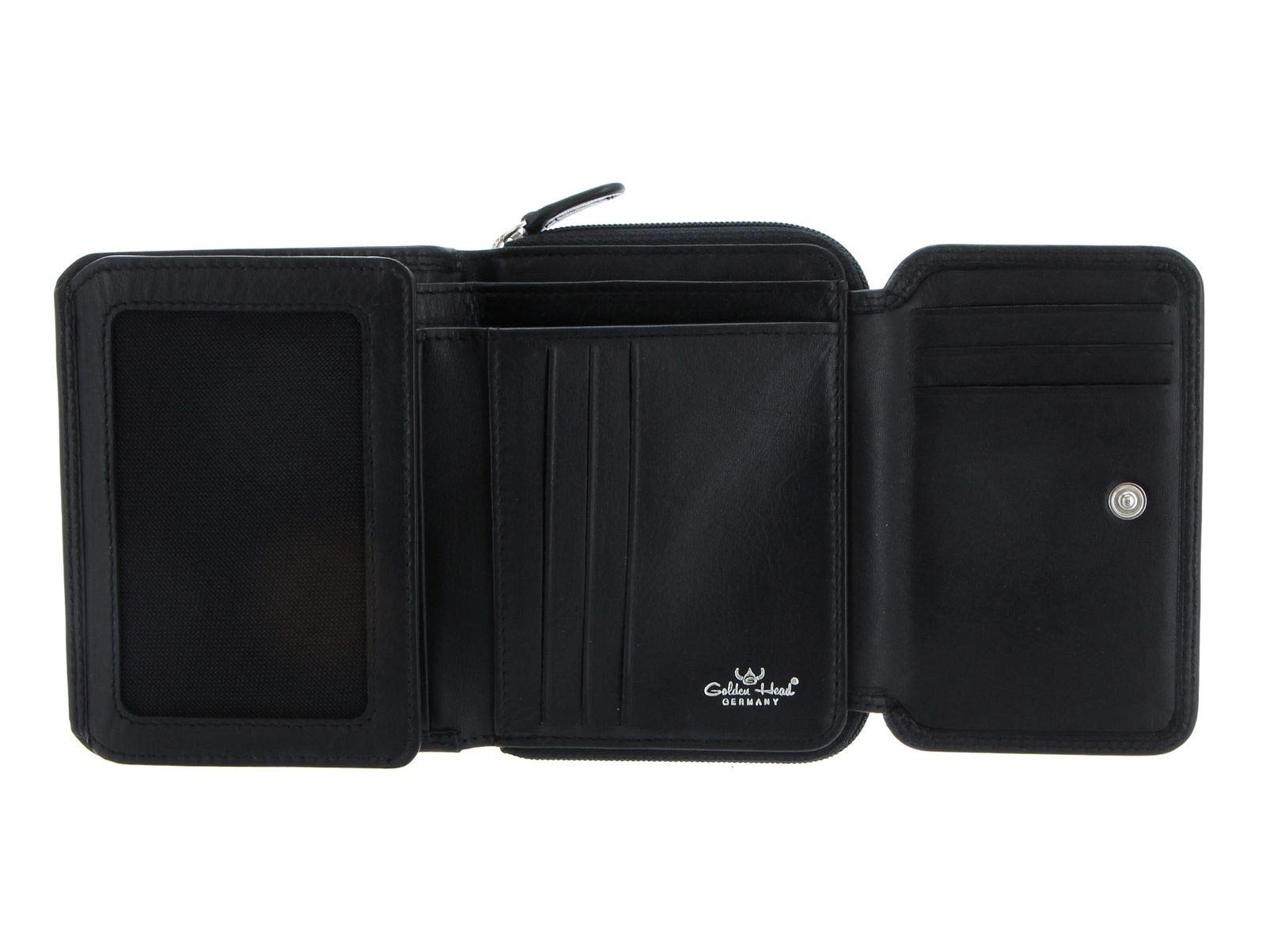 Golden Head Polo RV-Börse 11 cm Schwarz Rindleder
